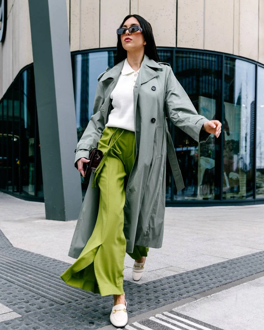 Tip na jarny outfit v zelenej