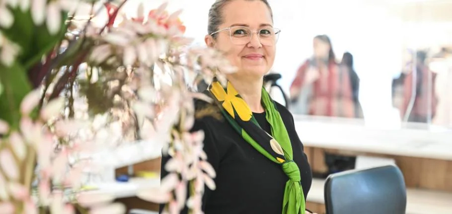 Alenka pracuje na Infopulte