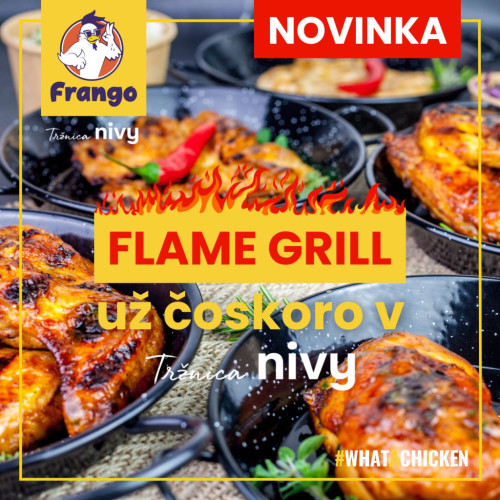 NOVINKA: Nová chuť Frango s Flame grill!